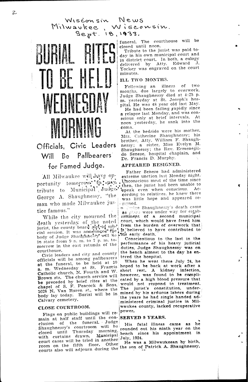  Source: Milwaukee Sentinel Topics: Government and Politics Date: 1933-09-14