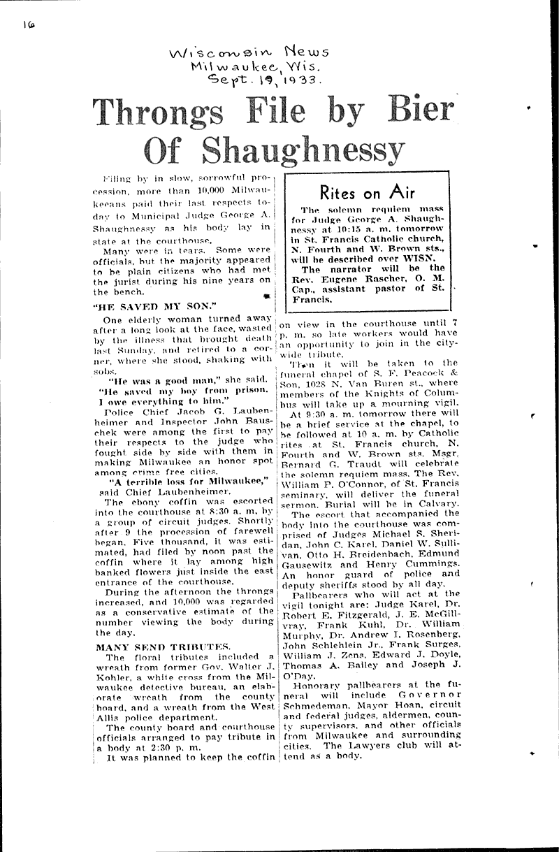  Source: Milwaukee Sentinel Topics: Government and Politics Date: 1933-09-14
