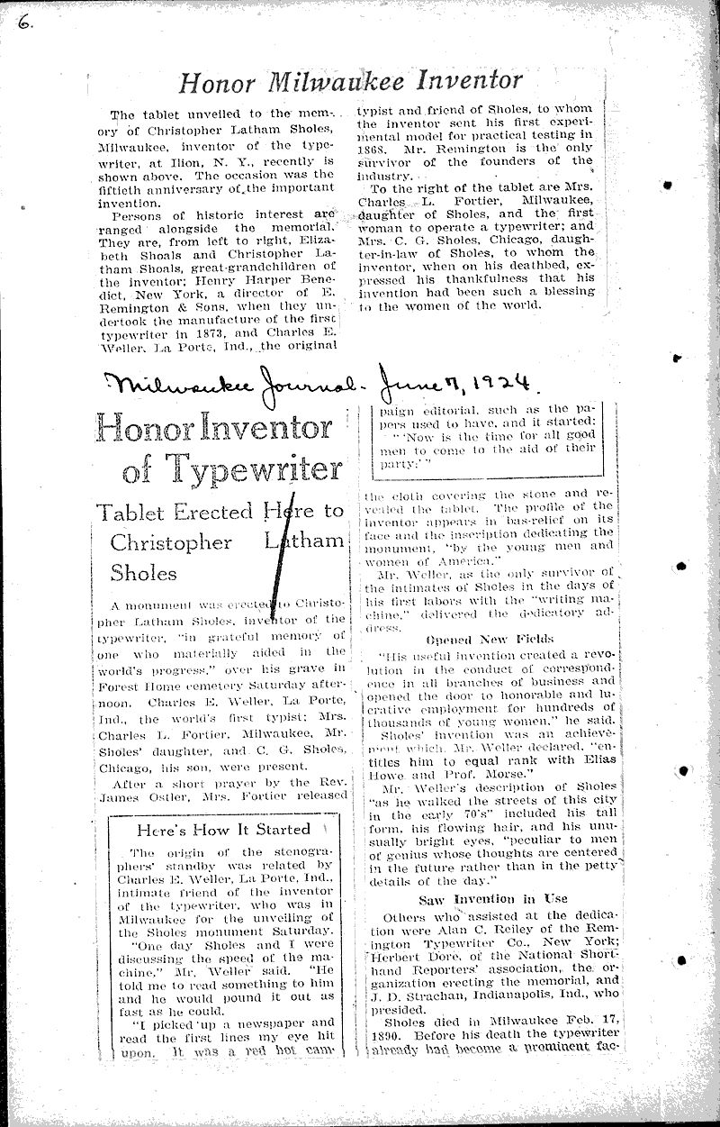  Source: Milwaukee Journal Topics: Industry Date: 1923-07-10