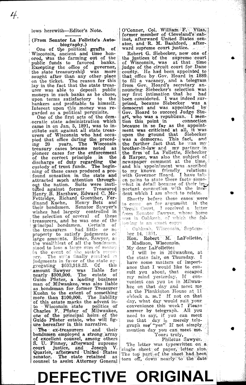  Source: Capital Times Topics: Government and Politics Date: 1922-02-13