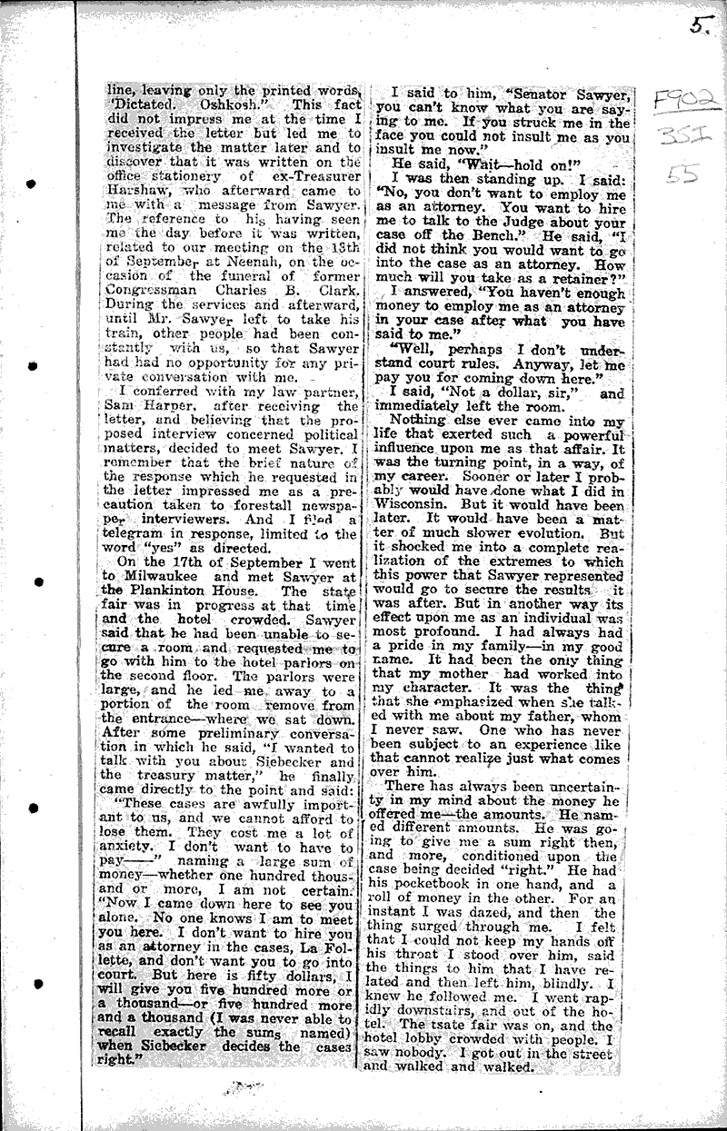  Source: Capital Times Topics: Government and Politics Date: 1922-02-13