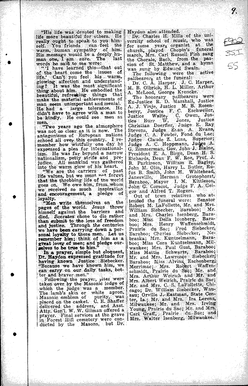  Source: Capital Times Topics: Government and Politics Date: 1922-02-13