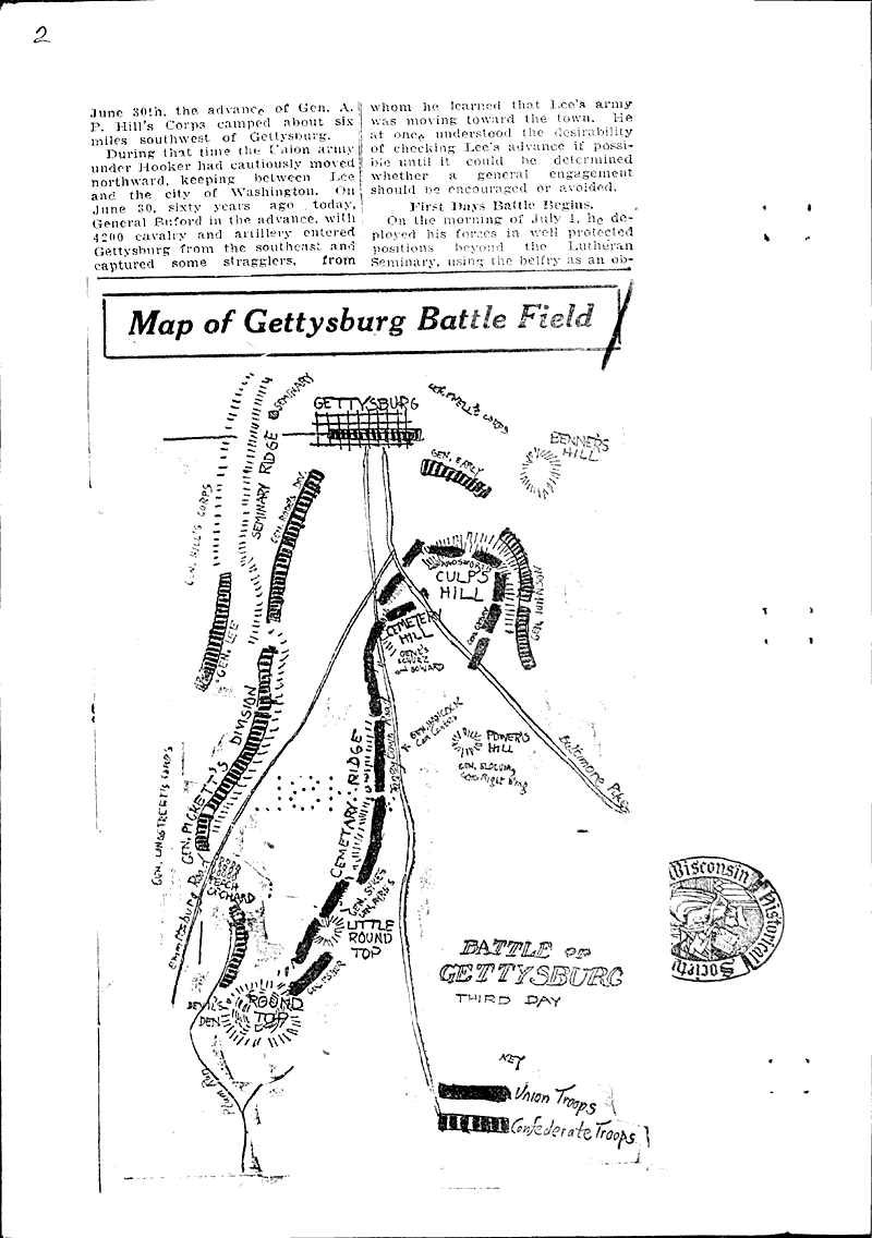  Source: Beloit News Topics: Civil War Date: 1923-06-30
