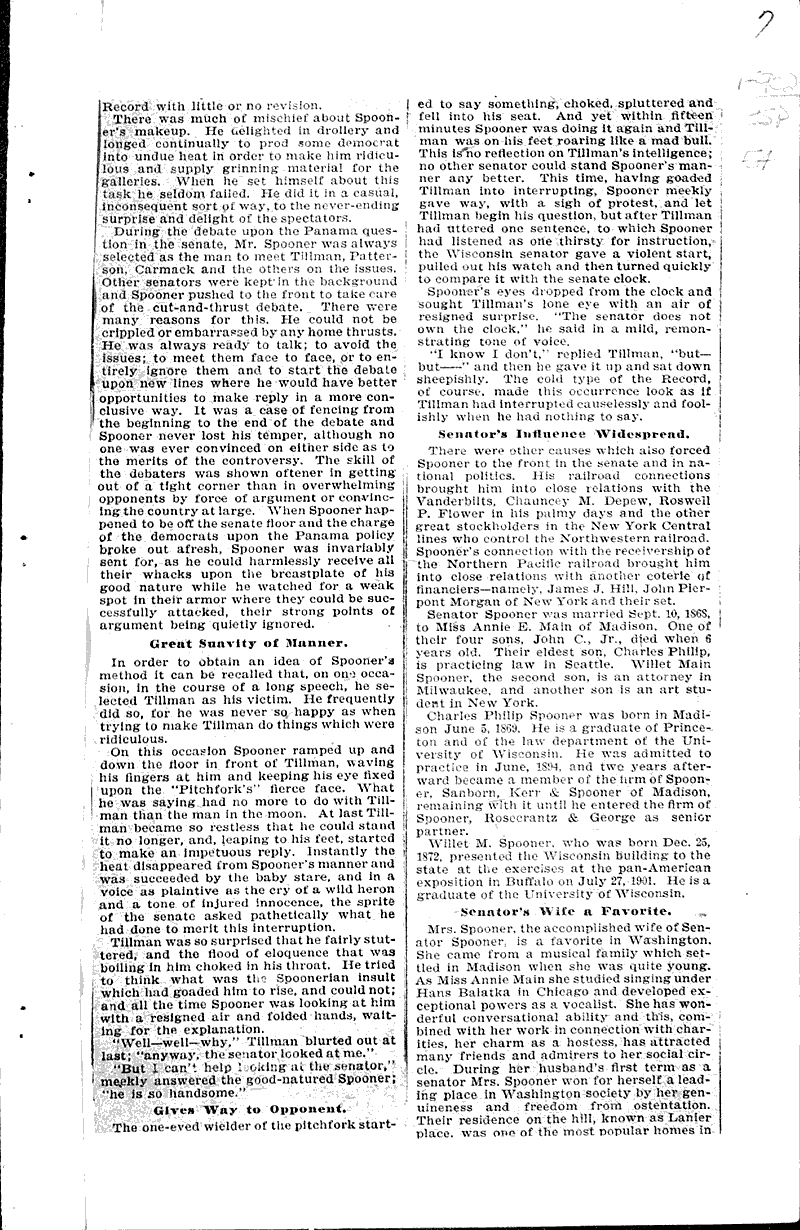  Source: Chicago Chronicle Topics: Government and Politics Date: 1907-04-07