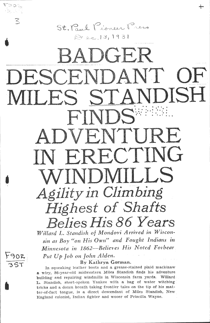  Source: St. Paul Pioneer Press Date: 1931-12-13