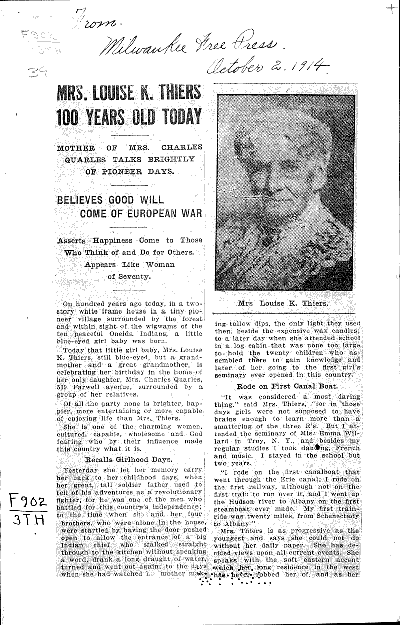  Source: Milwaukee Free Press Topics: Immigrants Date: 1914-10-02