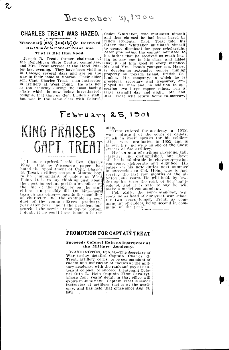  Source: Milwaukee Sentinel Topics: Government and Politics Date: 1899-01-15