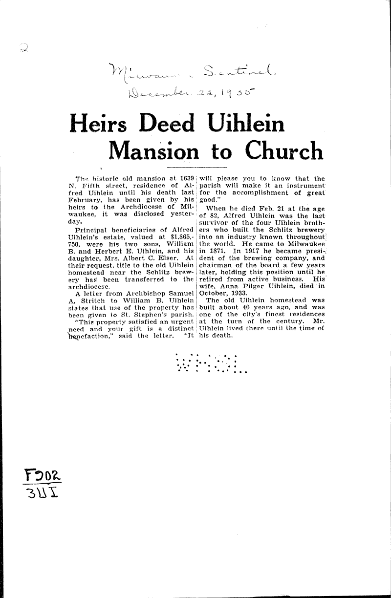  Source: Milwaukee Sentinel Date: 1935-12-22