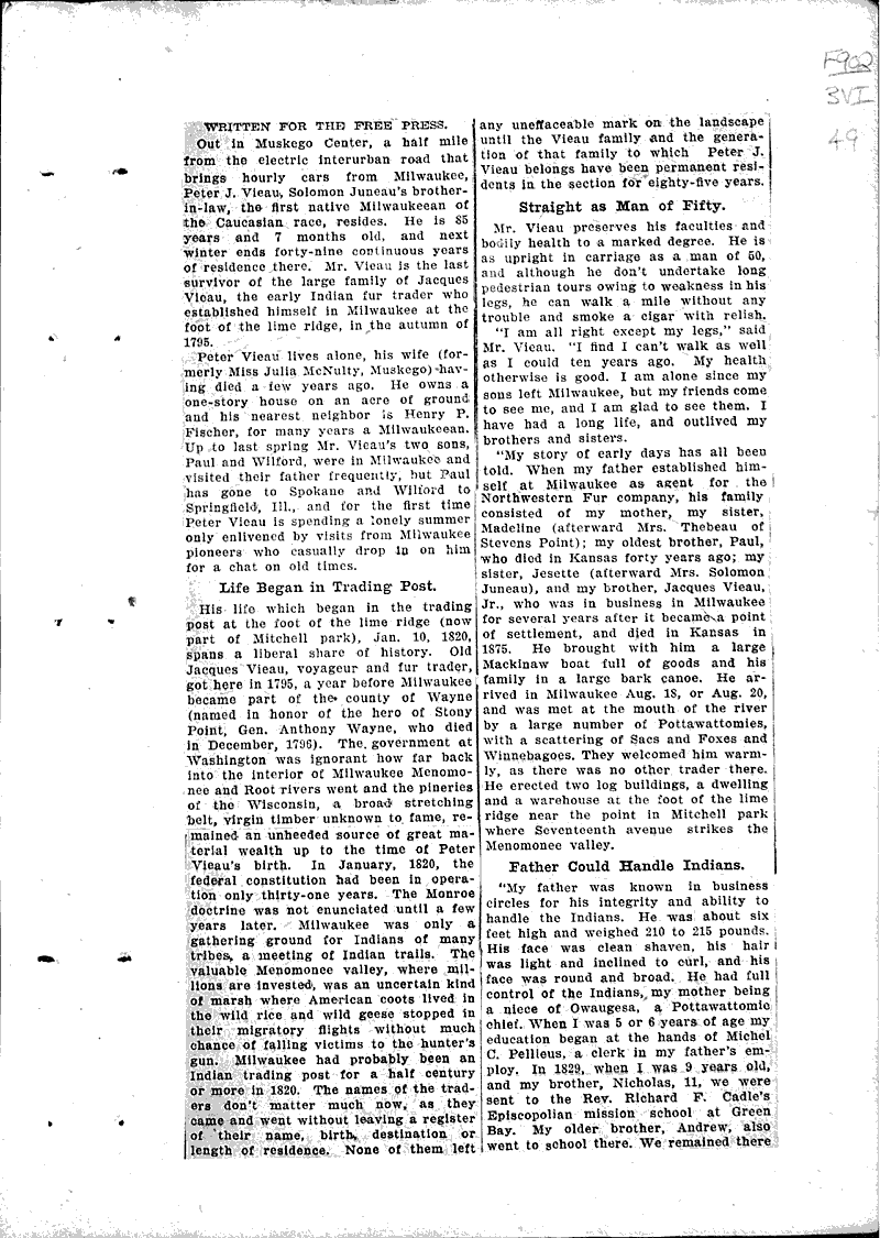  Source: Milwaukee Free Press Topics: Immigrants Date: 1905-08-06