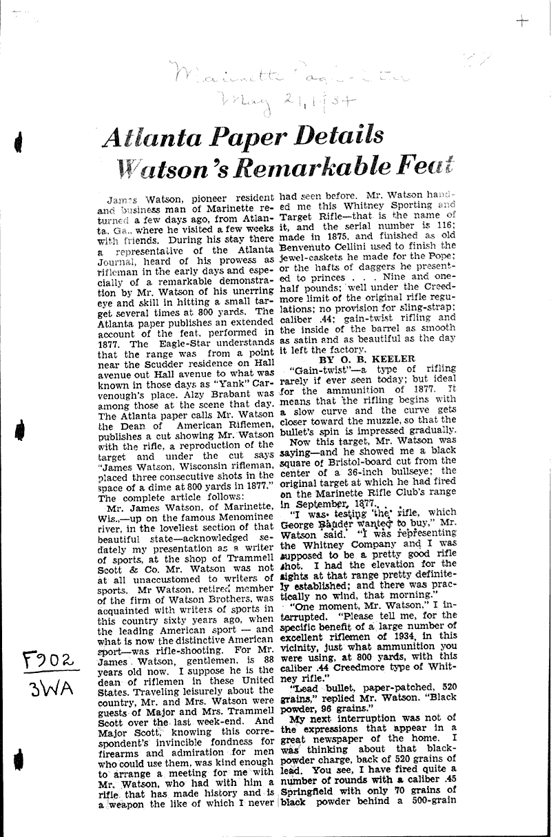  Source: Marinette Eagle-Star Topics: Voyages and Travels Date: 1934-05-21