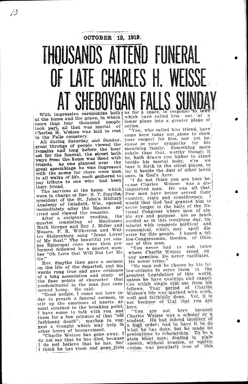  Source: Sheboygan Press Topics: Industry Date: 1919-10-08