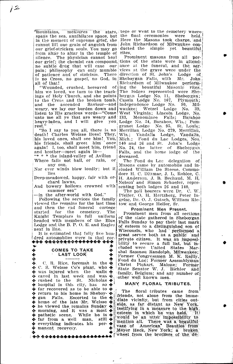  Source: Sheboygan Press Topics: Industry Date: 1919-10-08