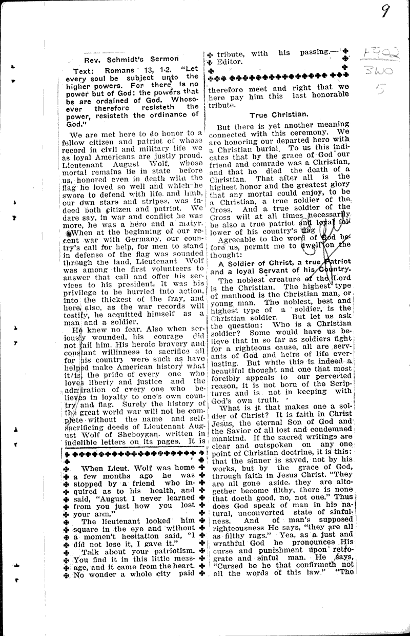  Source: Sheboygan Press Topics: Wars Date: 1921-02-02