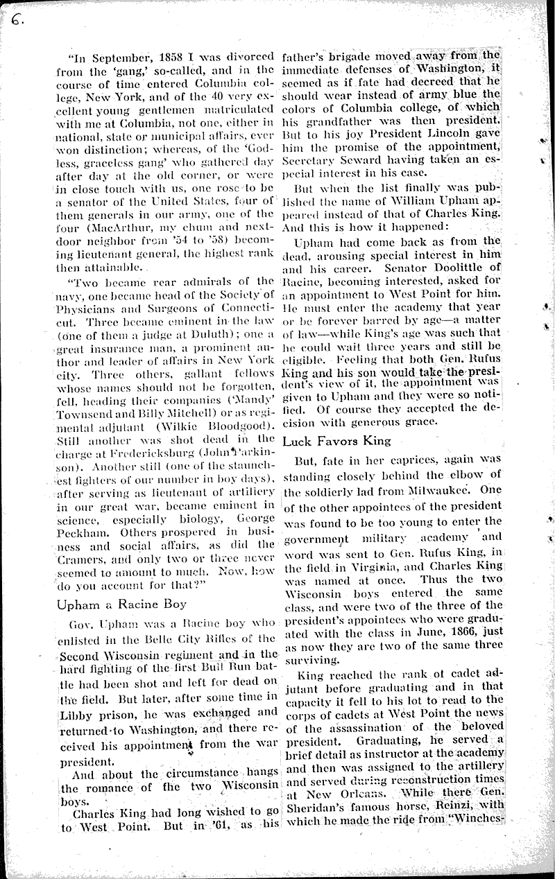  Source: Milwaukee Journal Topics: Civil War Date: 1922-10-22