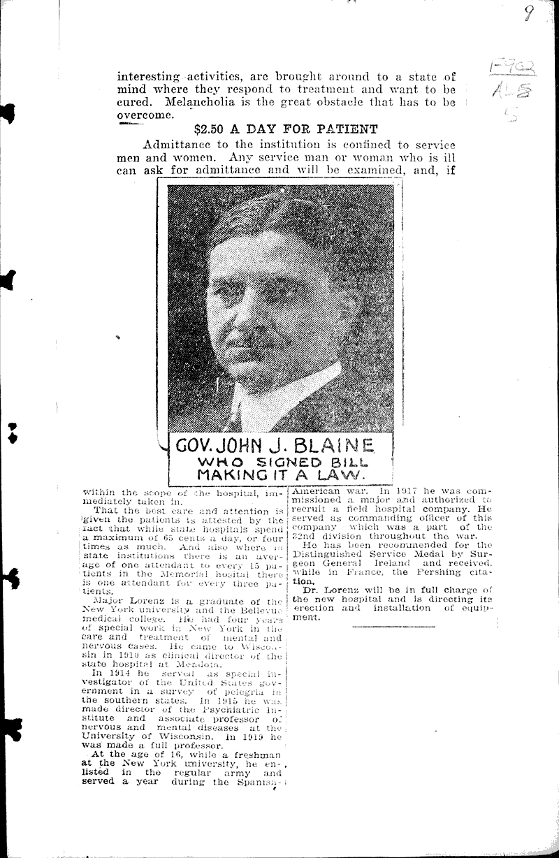  Source: Wisconsin State Journal Topics: Wars Date: 1921-09-18