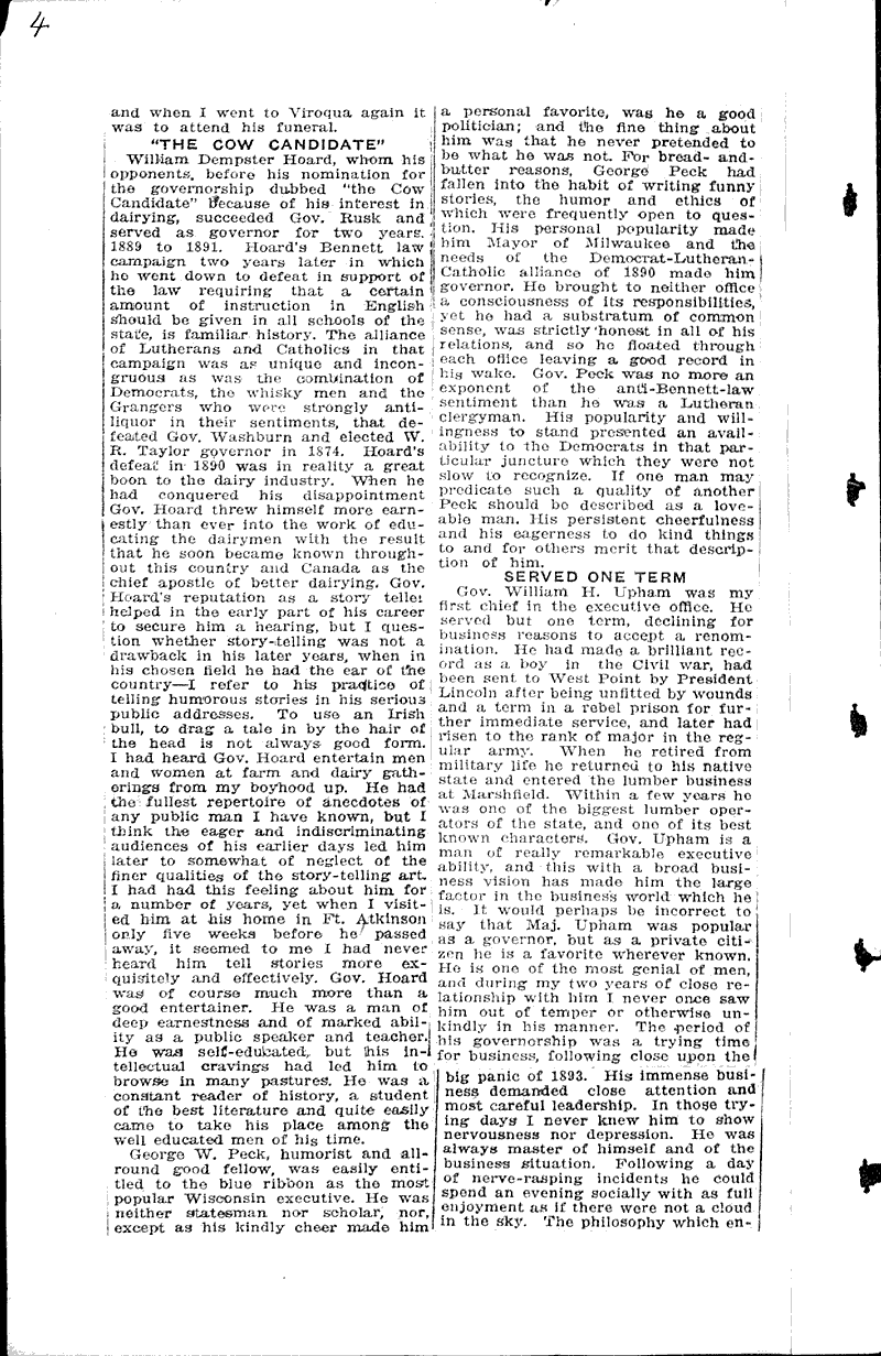  Source: Wisconsin State Journal Topics: Government and Politics Date: 1921-10-09