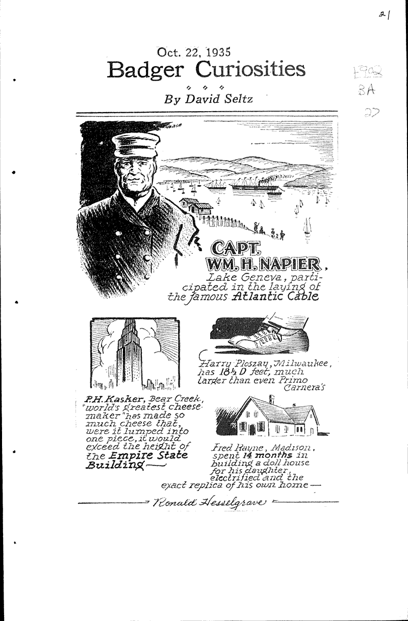  Source: Wisconsin State Journal Date: 1935-10-22