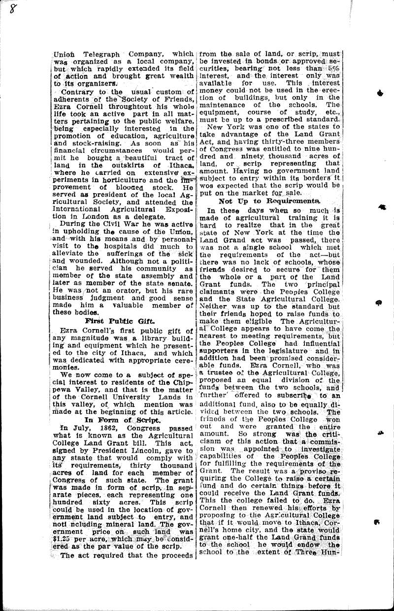  Source: Eau Claire Leader Topics: Industry Date: 1922-01-29