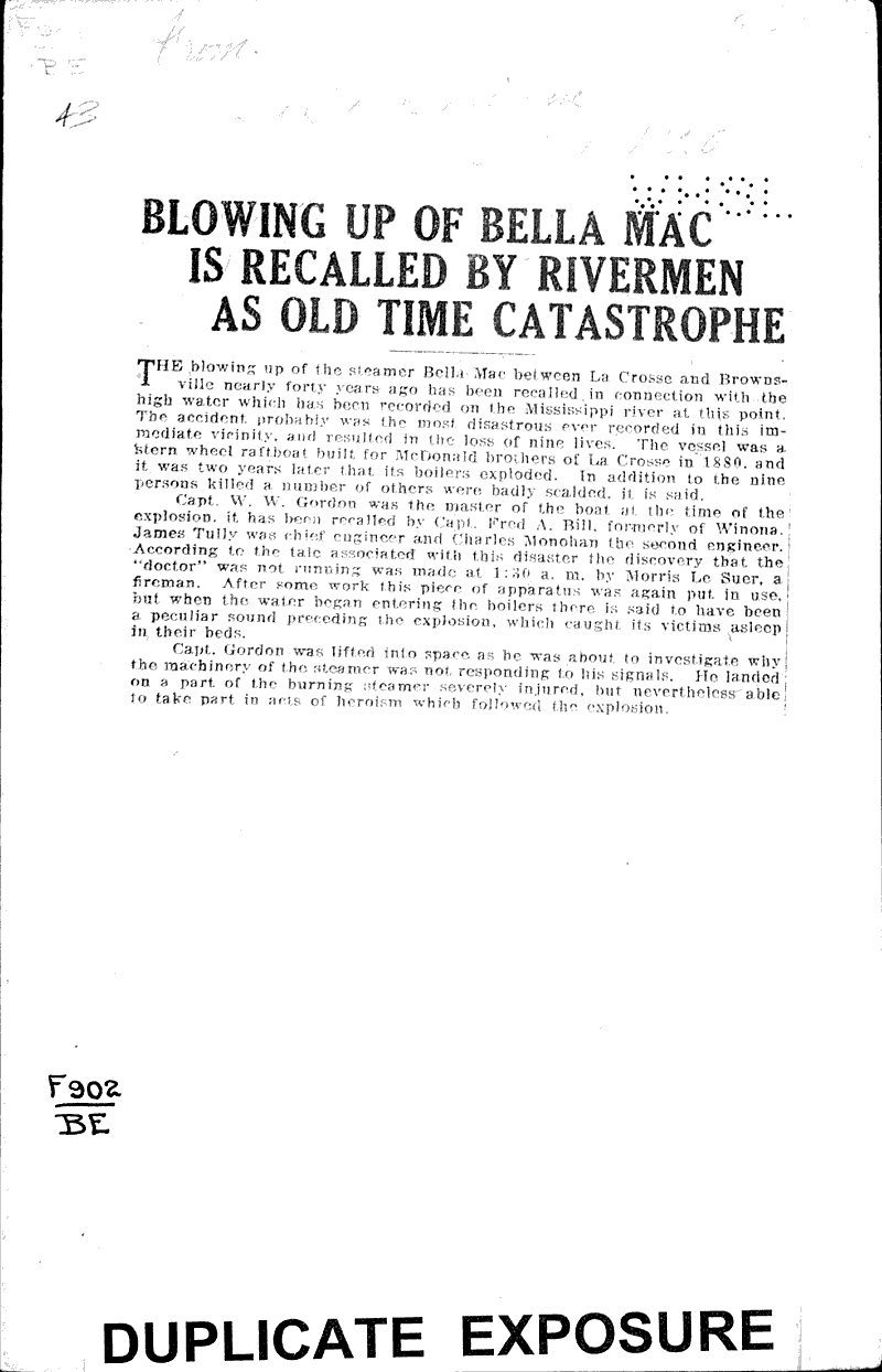  Source: LaCrosse Tribune Topics: Transportation Date: 1920-04-18