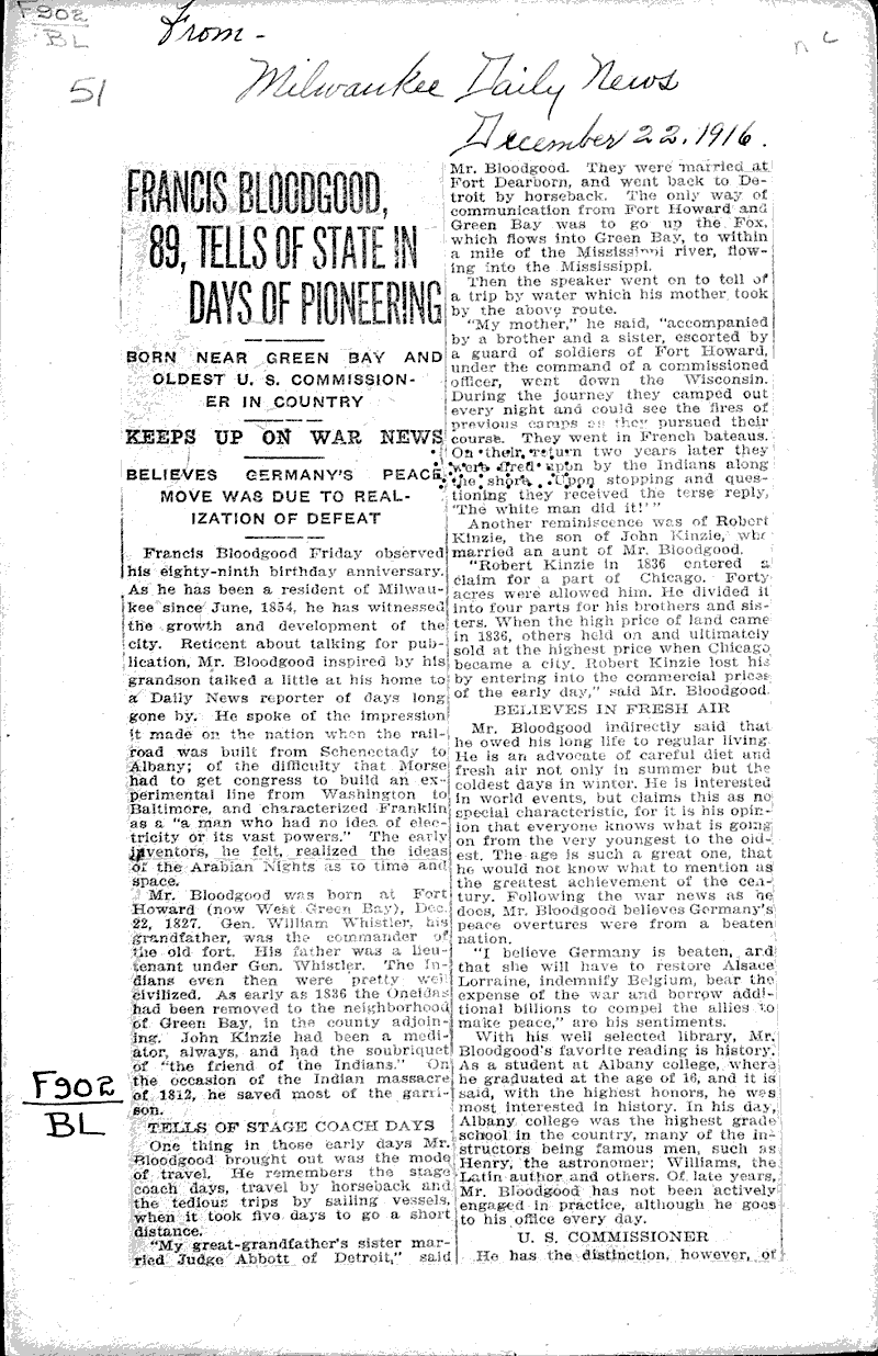  Source: Milwaukee Daily News Date: 1916-12-22