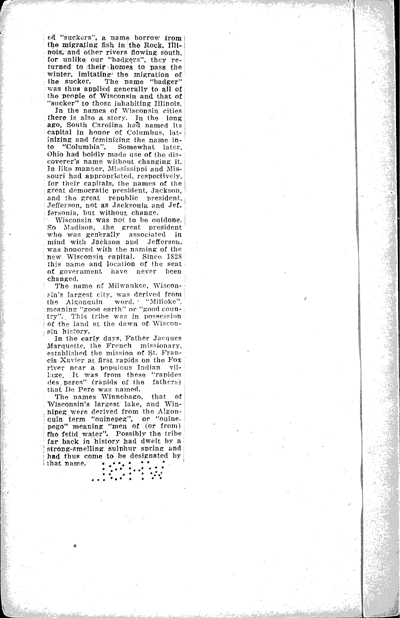  Source: Wisconsin State Journal Date: 1927-01-30