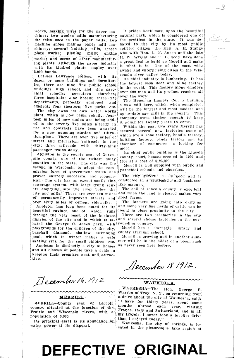  Source: Milwaukee Free Press Date: 1912-12-10