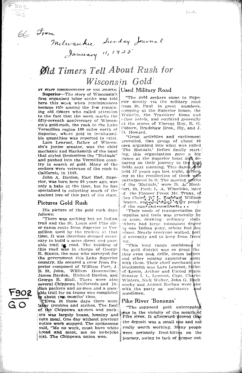  Source: Milwaukee Sunday Journal Topics: Industry Date: 1925-01-11