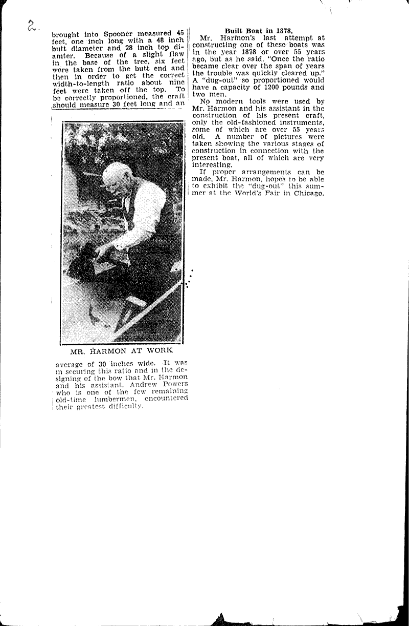  Source: Superior Evening Telegram Topics: Transportation Date: 1933-03-10