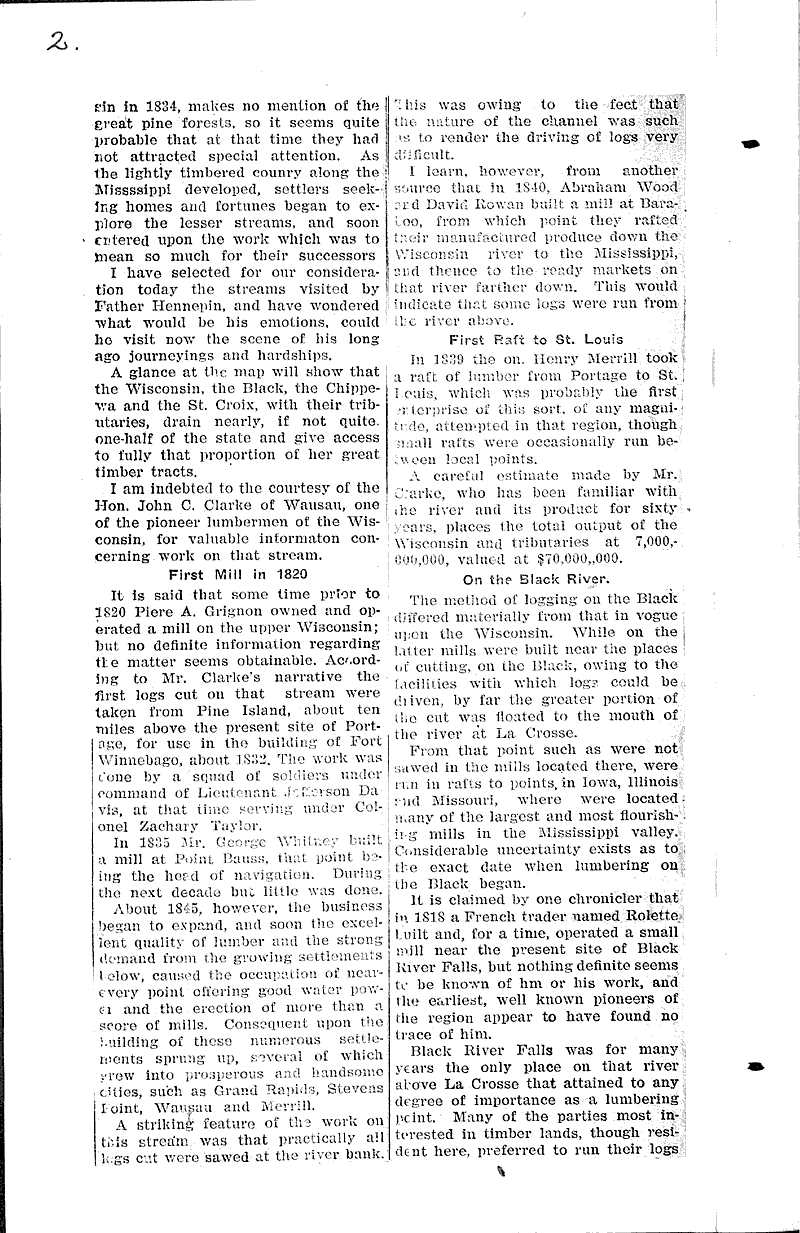  Source: La Crosse Chronicle Topics: Industry Date: 1906-10-21