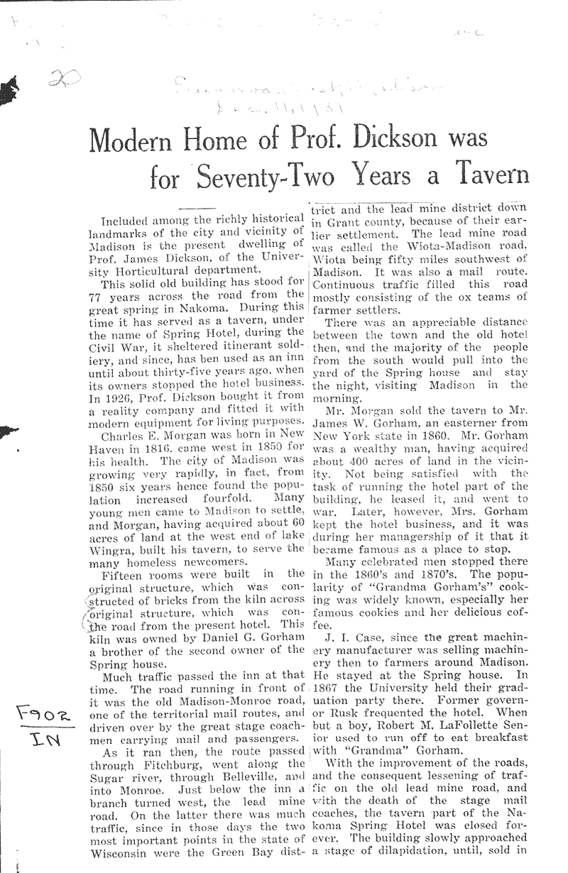  Source: Suburban Post Topics: Education Date: 1931-12-11