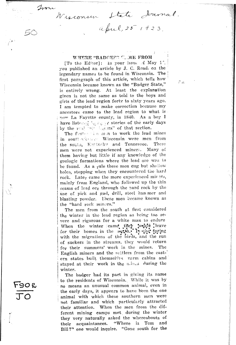  Source: Wisconsin State Journal Topics: Industry Date: 1923-04-25