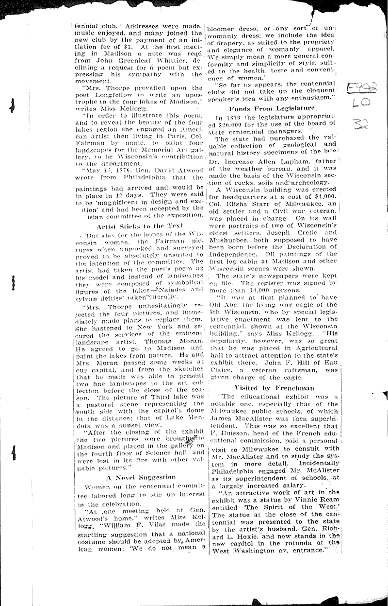  Source: Milwaukee Journal Topics: Art and Music Date: 1926-09-29