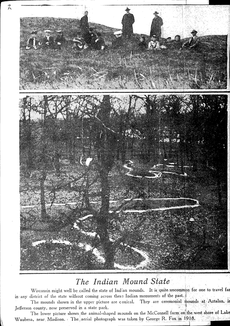 State's famed mound sites close to city Newspaper Article/Clipping