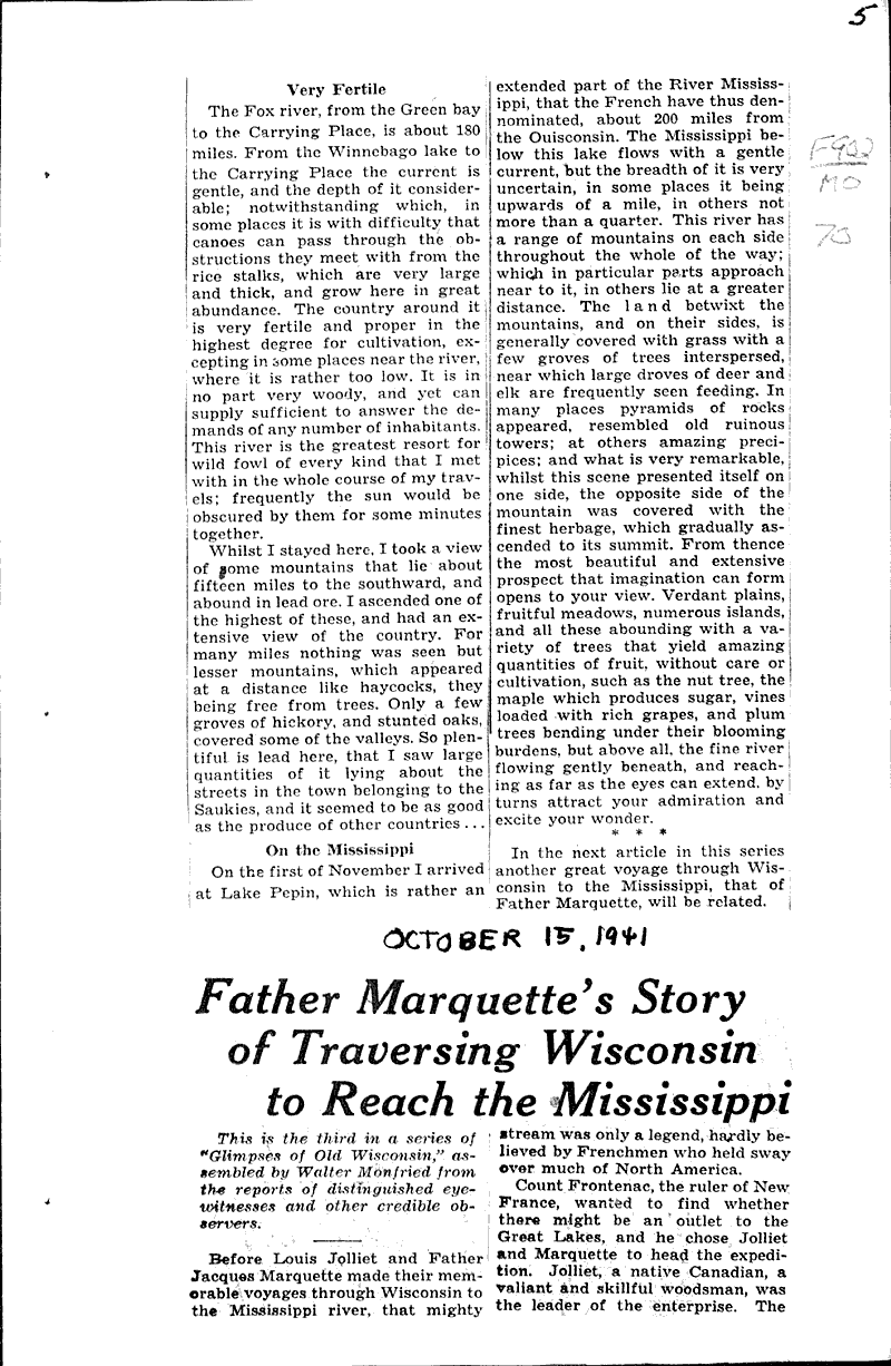  Source: Milwaukee Journal Topics: Voyages and Travels Date: 1941-10-15