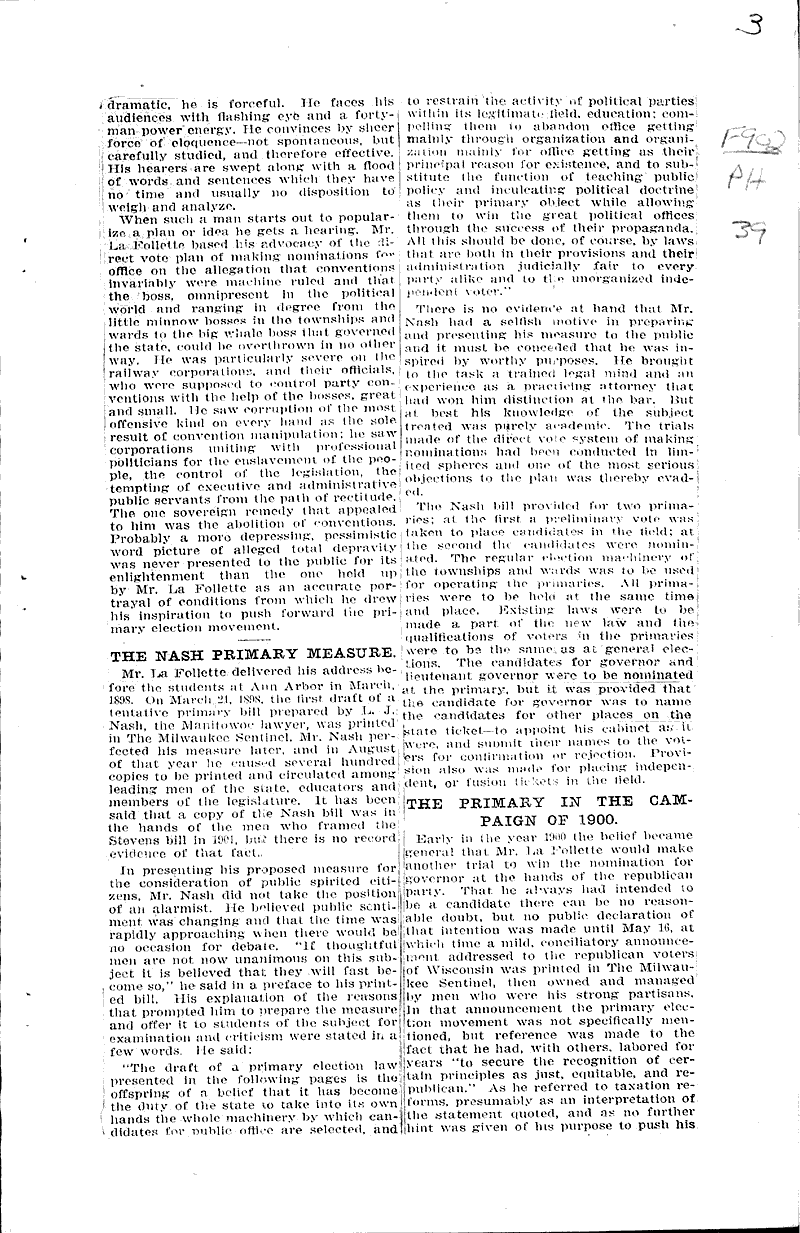  Source: Milwaukee Sentinel Topics: Government and Politics Date: 1909-10-10