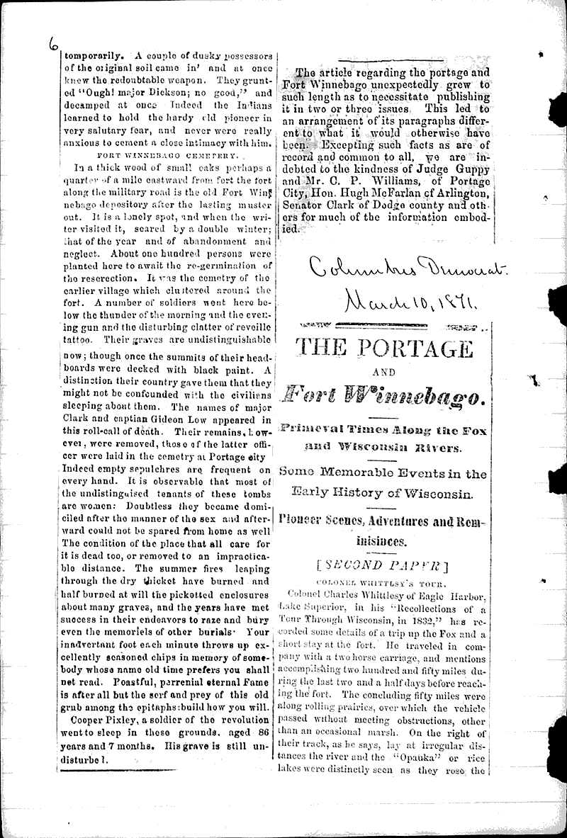  Source: Columbus Democrat Date: 1841-03-03