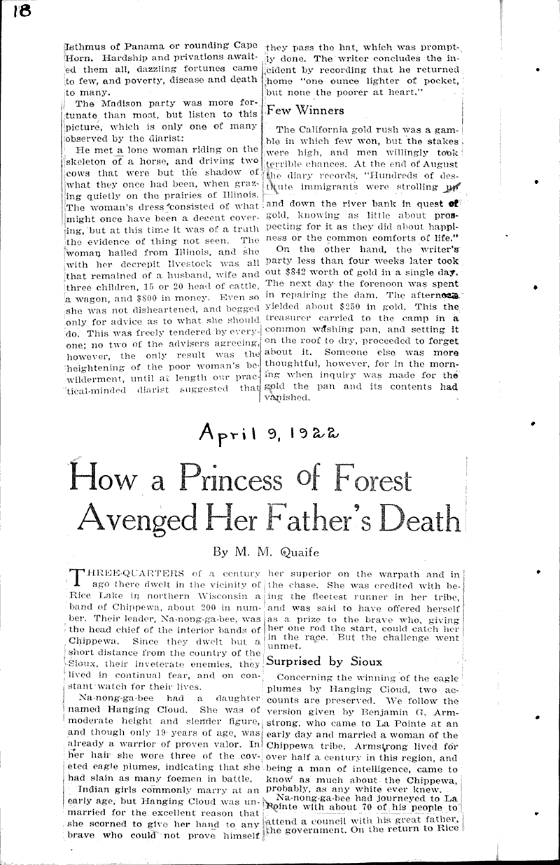  Source: Milwaukee Journal Topics: Voyages and Travels Date: 1922-03-19