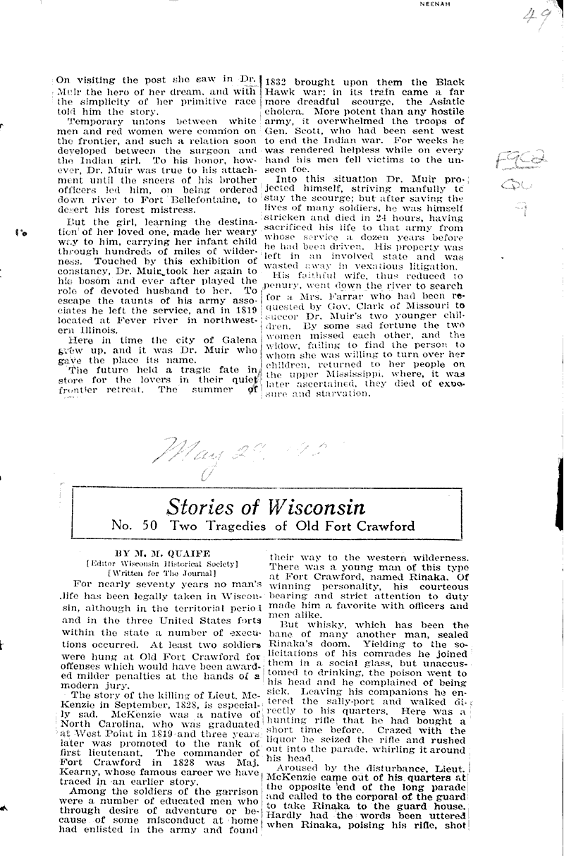  Source: Milwaukee Journal Topics: Wars Date: 1921-05-15