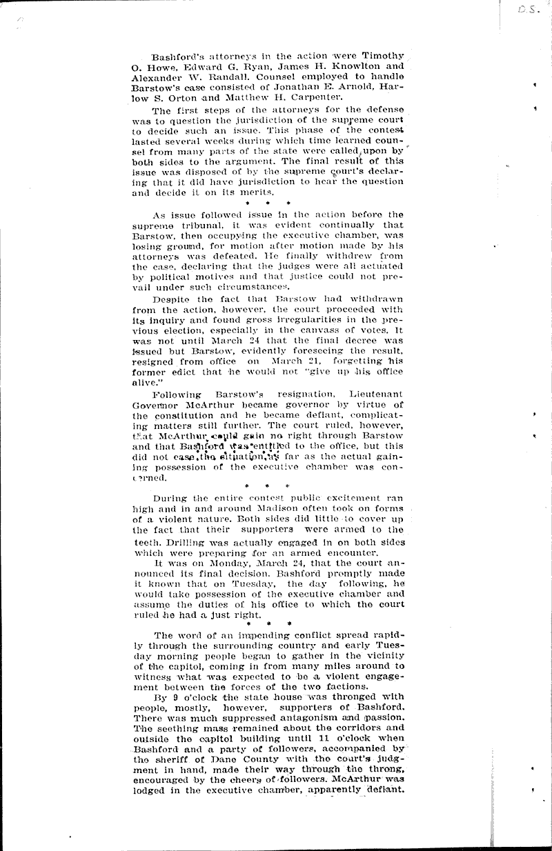  Source: Wisconsin State Journal Topics: Government and Politics Date: 1922-03-31