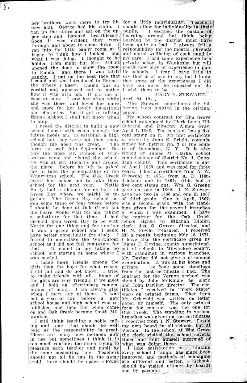  Source: Waukesha Freeman Topics: Education Date: 1912-05-23