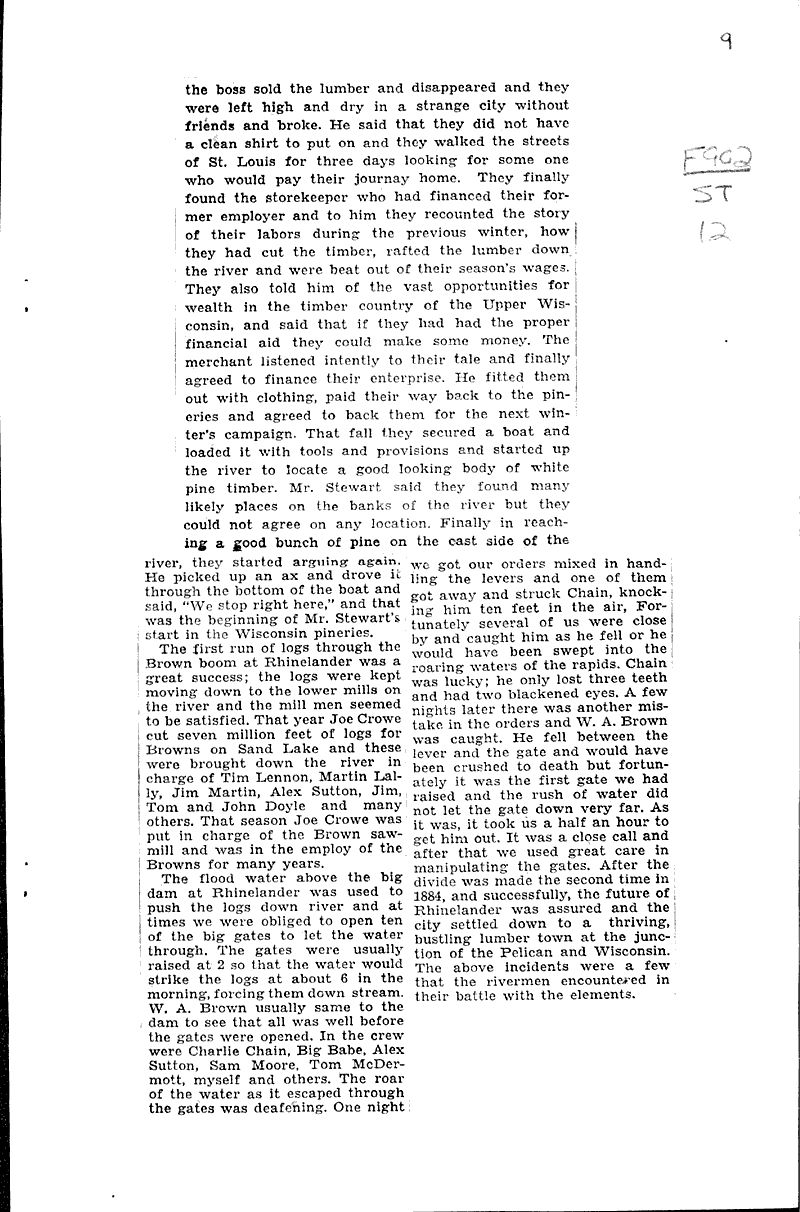  Source: Stevens Point Daily Journal Topics: Industry Date: 1930-05-31