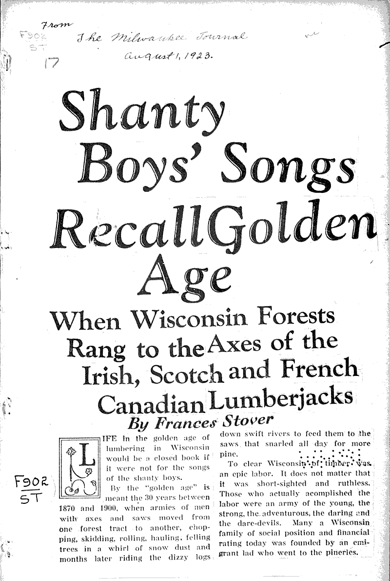  Source: Milwaukee Journal Topics: Industry Date: 1923-08-01