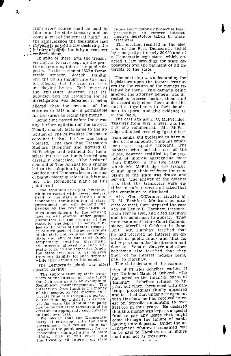  Source: Milwaukee Journal Topics: Government and Politics Date: 1931-08-28