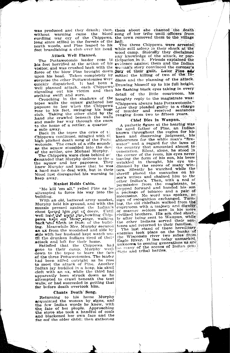  Source: Milwaukee Sentinel Topics: Indians and Native Peoples Date: 1923-10-28