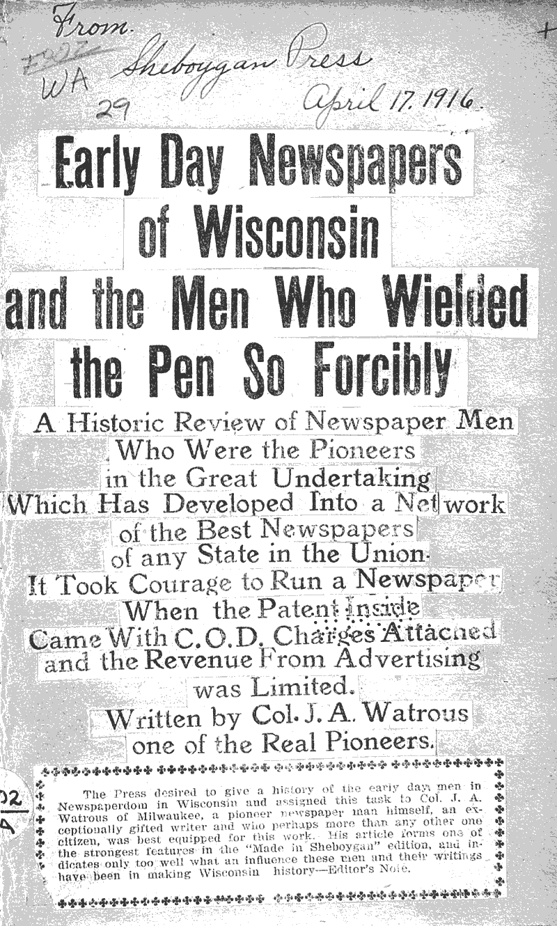  Source: Sheboygan Press Topics: Industry Date: 1916-04-17
