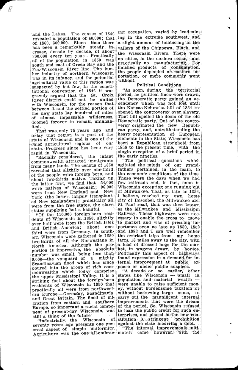  Source: Sheboygan Press Topics: Government and Politics Date: 1921-05-31