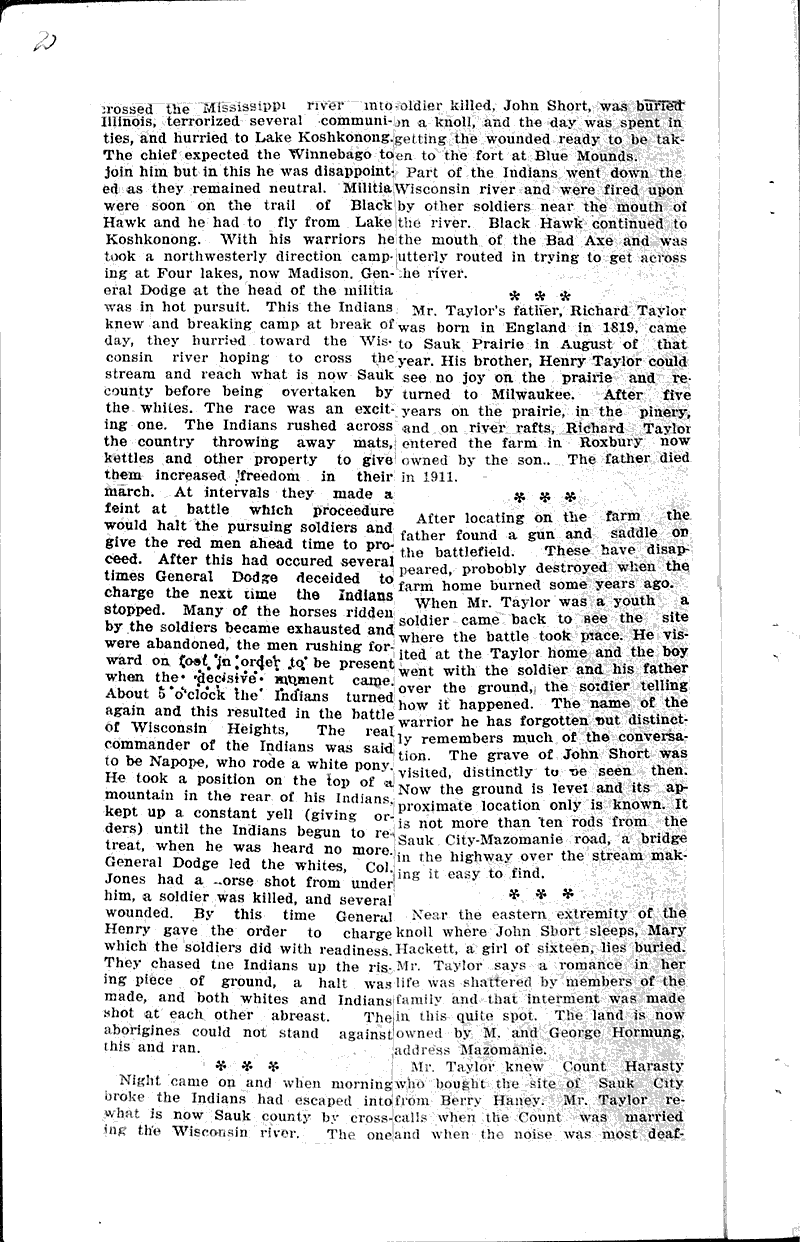  Source: Baraboo Daily News Topics: Wars Date: 1919-11-12