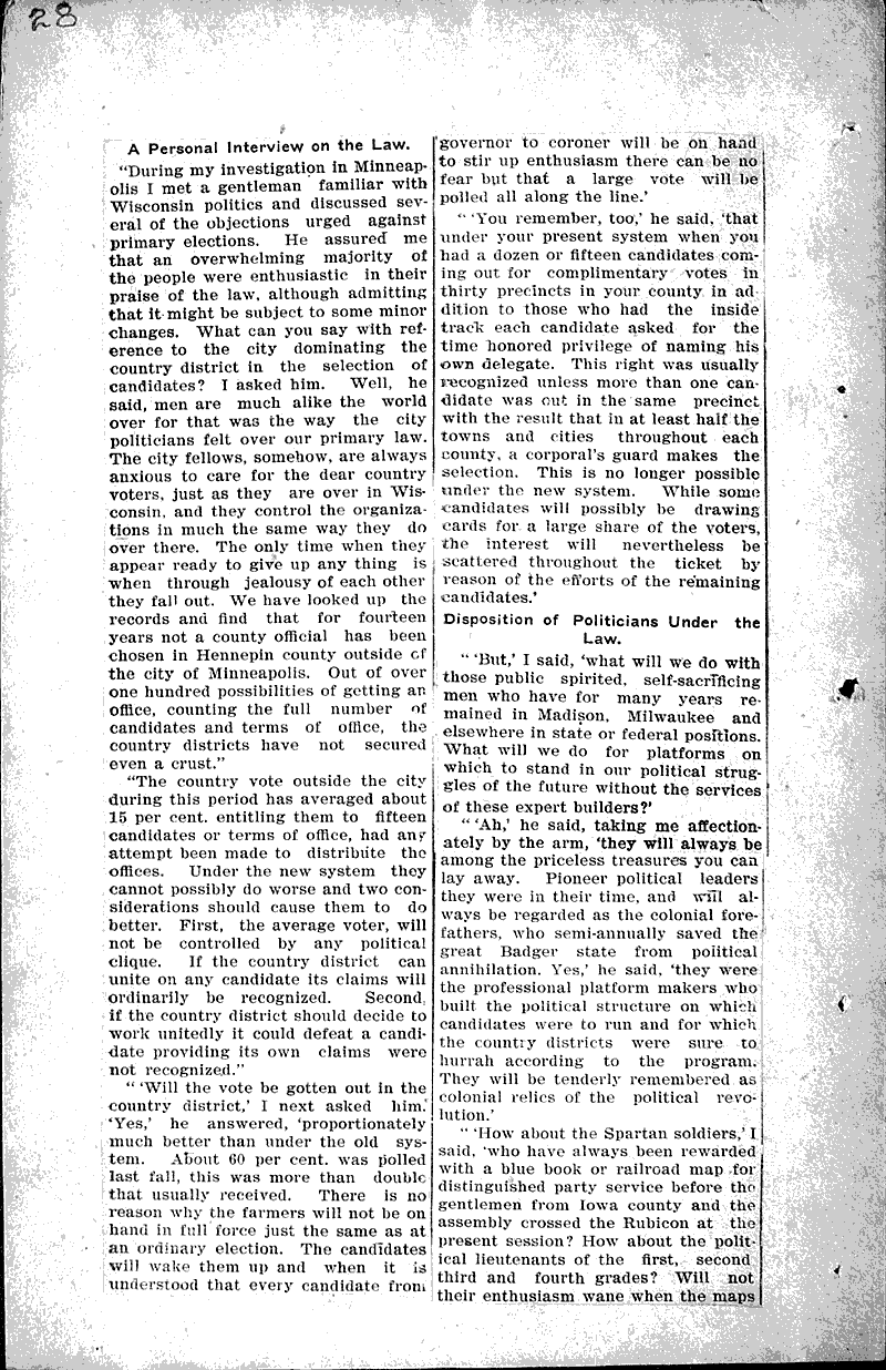  Source: Brodhead Register Topics: Government and Politics Date: 1901-02-27