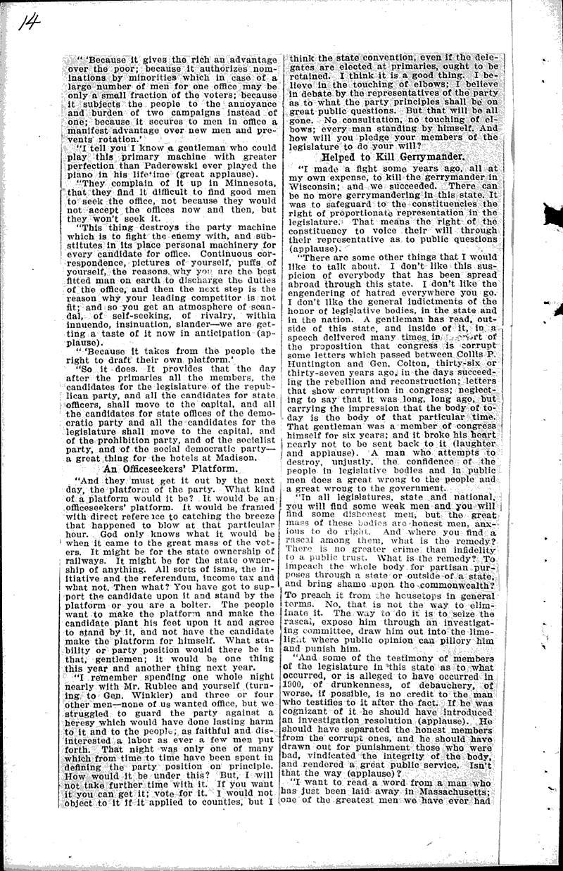  Source: Milwaukee Sentinel Topics: Government and Politics Date: 1904-10-06