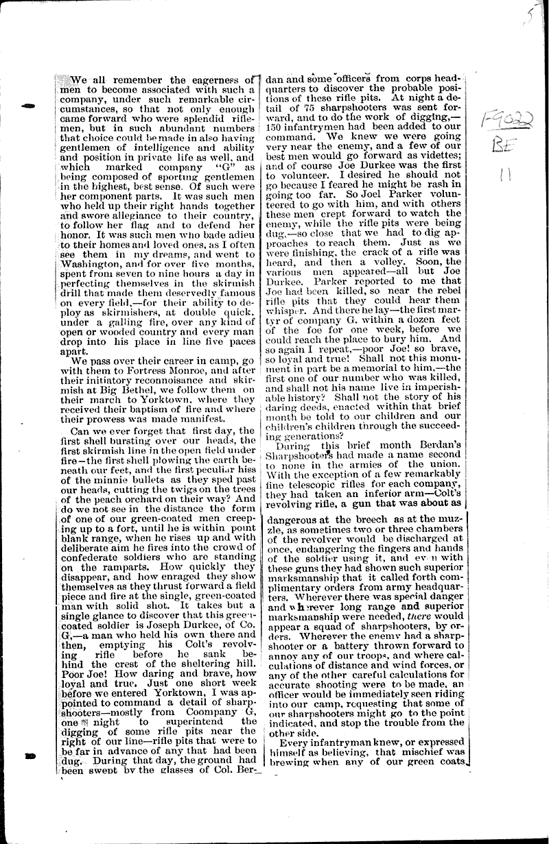  Source: Wisconsin State Journal Topics: Civil War Date: 1888-07-21